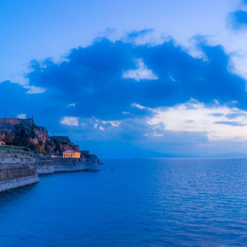 The Old fortress of Corfu island Greece